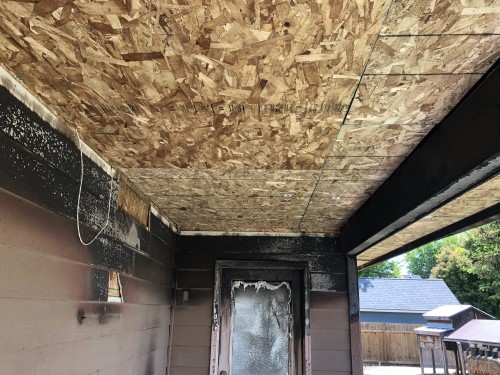 home in Boise, ID with Fire Damage