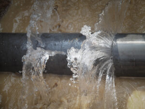busted pipe in crawl space, Waste,Water,From,Pipe,Leaking